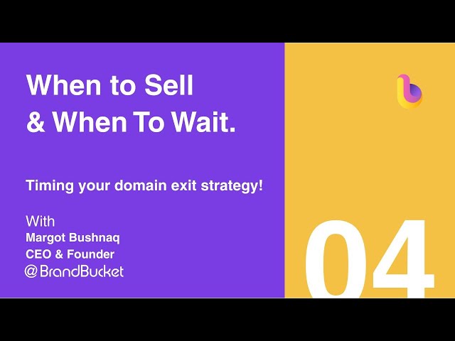 When to Sell a Domain (And When to Hold for More Value)